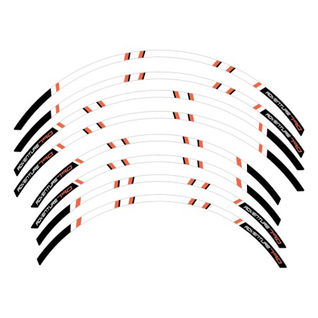 Strisce adesive per cerchi ruote moto compatibili con KTM 790 Adventure 2019-23