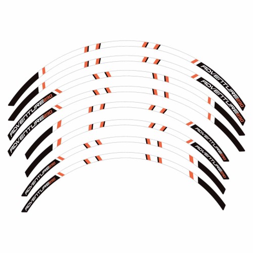 Klebestreifen für Motorradfelgen passend für KTM 890 Adventure 2021-23 2