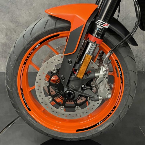 Strisce adesive per cerchi ruote moto compatibili con KTM 890 Duke GP 2022-2023