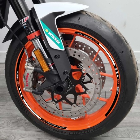 Strisce adesive per cerchi ruote moto compatibili con KTM 890 Duke GP 2022-2023