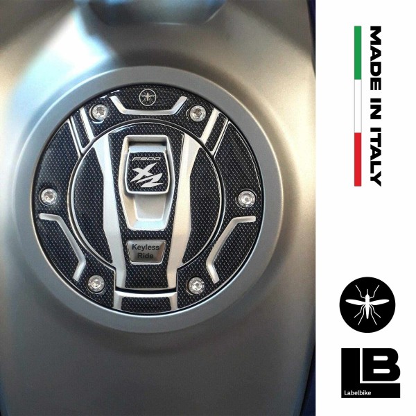 Protector de tapa de depósito sin llave 3D gel para moto BMW F900XR XR compatible