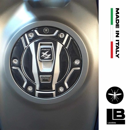 Protector de tapa de depósito sin llave 3D gel para moto BMW F900XR XR compatible