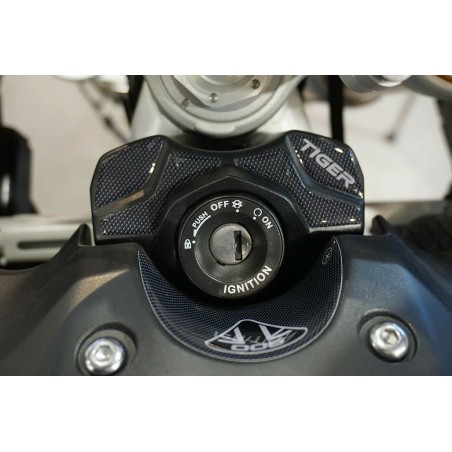 Protector de gel 3D para la zona de las llaves de la moto Triumph Tiger 900 compatible con GT-Rally