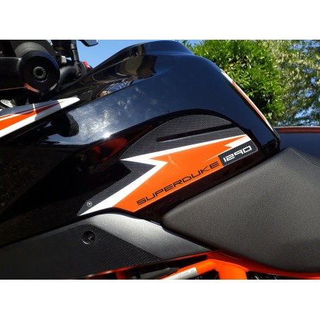 PROTEZIONI LATERALI SERBATOIO Sticker 3D compatibili MOTO KTM 1290 SUPER DUKE GT