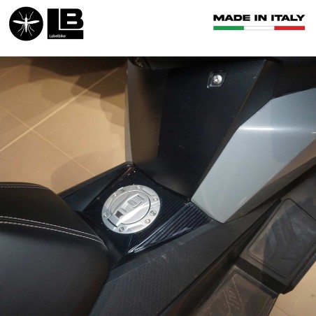 Protecteurs de repose-pieds centraux adhésifs en résine gel 3D compatibles avec la BMW C400GT