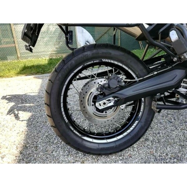 Adhesive strips 17-21 x motorbike wheels compatible Triumph Tiger 800 XCx 2018-2020