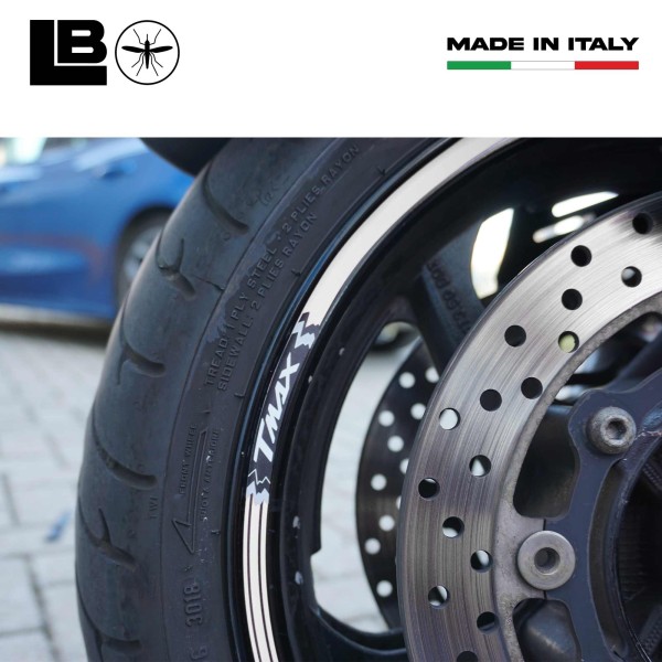 STRISCE ADESIVE Tmax per CERCHI compatibili YAMAHA 500 scooter T MAX 2001-2007
