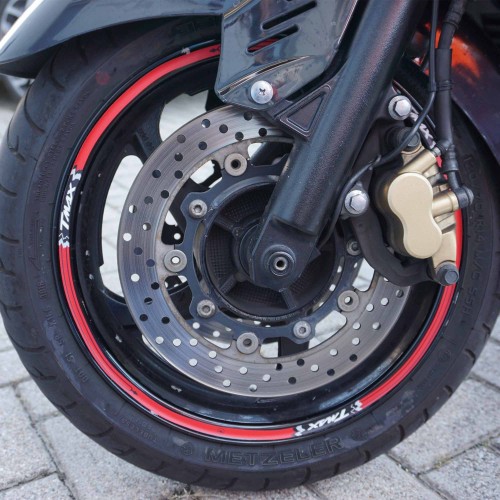 STRISCE ADESIVE Tmax per CERCHI compatibili YAMAHA 500 scooter T MAX 2001-2007
