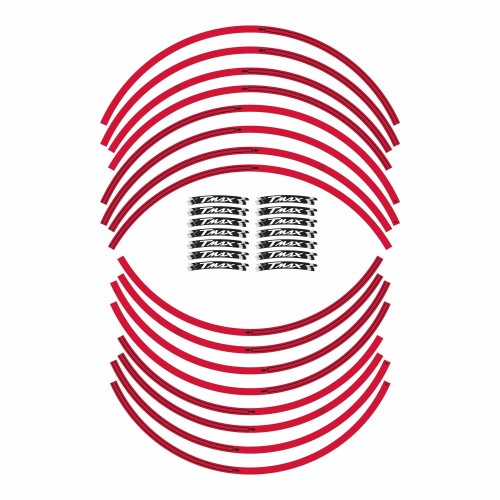 STRISCE ADESIVE Tmax per CERCHI compatibili YAMAHA 500 scooter T MAX 2001-2007 2