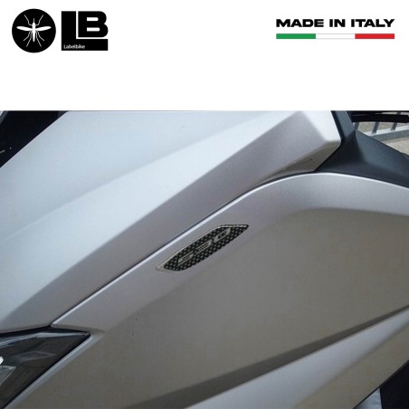 tappi ADESIVI GEL 3D specchietti ERGAL compatibili per SCOOTER YAMAHA TMAX 530