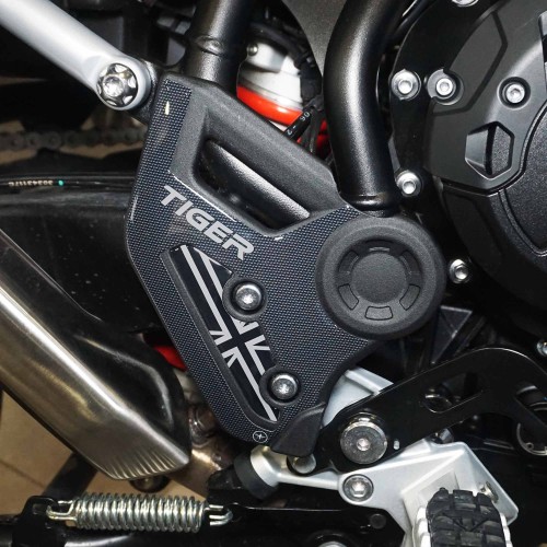 Adesivi 3D Protezioni Battitacco moto compatibili con Triumph Tiger 900 - 850