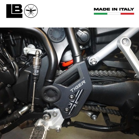 Stickers 3D Protector Heel Guards moto compatible avec Triumph Tiger 900 - 850