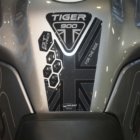 Sticker 3D Tank Guard HIGH compatible with Triumph Tiger 900 GT PRO motorbike