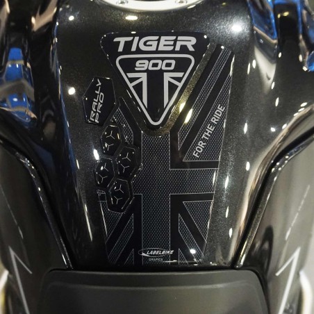 Autocollant haut de réservoir compatible avec la moto Triumph Tiger 900 RALLY PRO