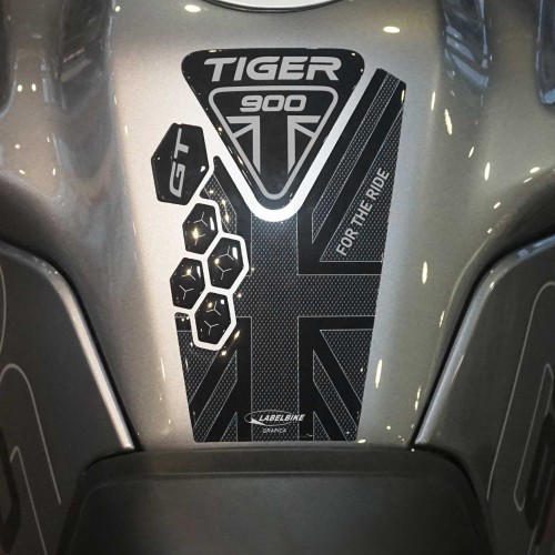 Adesivo Paraserbatoio ALTO serbatoio moto compatibile con Triumph Tiger 900 GT