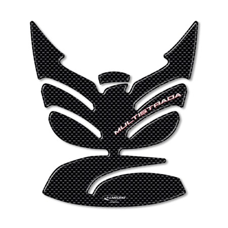 3D CARBON LOOK PANEL GUARD compatible MOTO DUCATI MULTISTRADA 1200 2015-2017