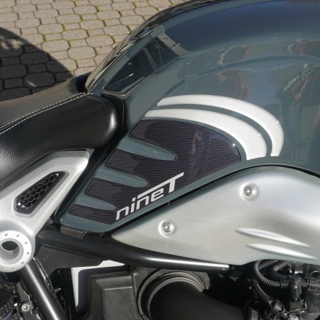 Aufkleber 3D Motorrad Seitentankschützer kompatibel mit BMW R nineT