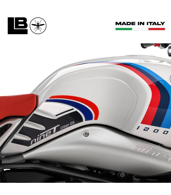 Adesivi 3D Protezioni laterali serbatoio moto compatibili con BMW R nineT