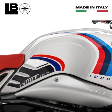 Pegatinas 3D Protectores laterales de depósito de moto compatibles con BMW R nineT