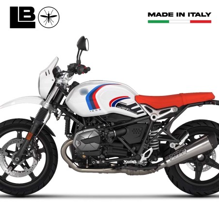 Aufkleber 3D Motorrad Seitentankschützer kompatibel mit BMW R nineT