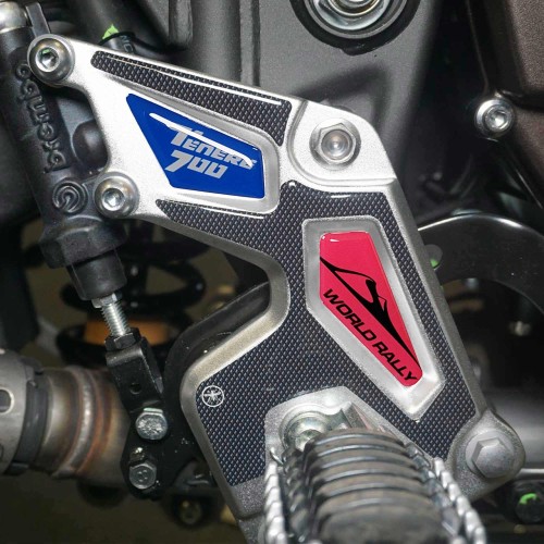 Pegatinas protectoras de talón 3D compatibles con Yamaha Tenere 700 World Rally