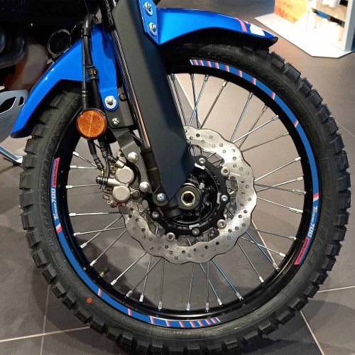 Strisce adesive per cerchi moto compatibili con Yamaha Tenere 700 World Rally