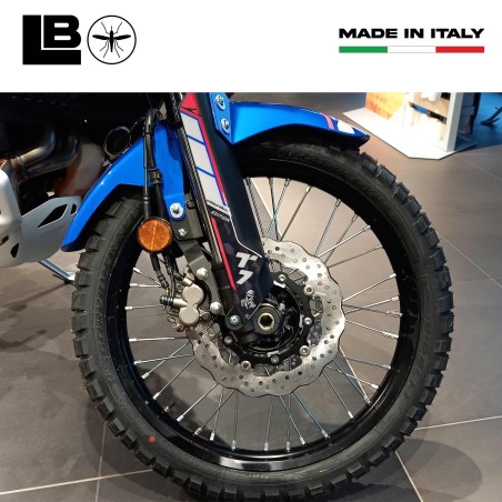 Autocollants Protecteurs de potence moto compatibles avec Yamaha Tenere 700 World Rally