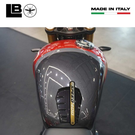 Paraserbatoio Adesivo 3D serbatoio moto compatibile con Triumph Speed 400