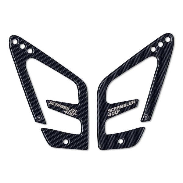 Pegatinas 3D Protectores de talón de moto compatibles con Triumph Scrambler 400 X