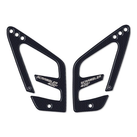 Pegatinas 3D Protectores de talón de moto compatibles con Triumph Scrambler 400 X