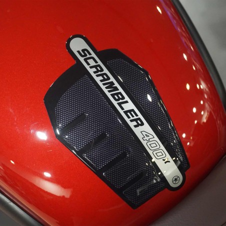 Paraserbatoio Adesivo 3D serbatoio moto compatibile con Triumph Scrambler 400 X