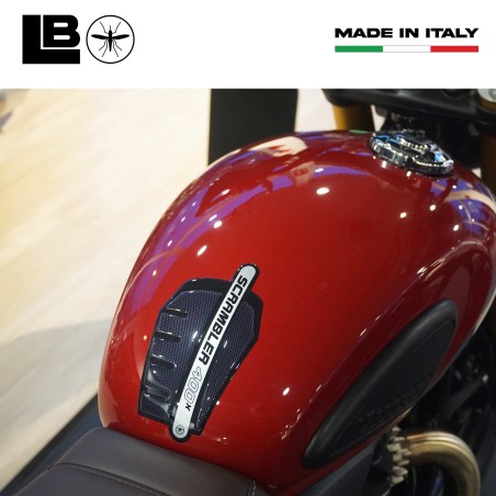 Paraserbatoio Adesivo 3D serbatoio moto compatibile con Triumph Scrambler 400 X