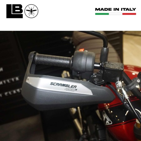 Adesivi 3D Protezioni Paramani moto compatibili con Triumph Scrambler 400 X