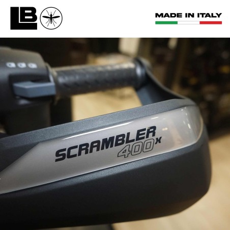 Adesivi 3D Protezioni Paramani moto compatibili con Triumph Scrambler 400 X