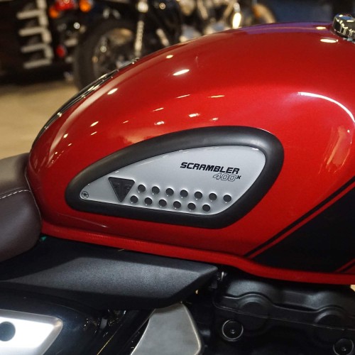 Adesivi Protezioni laterali serbatoio compatibili con Triumph Scrambler 400 X
