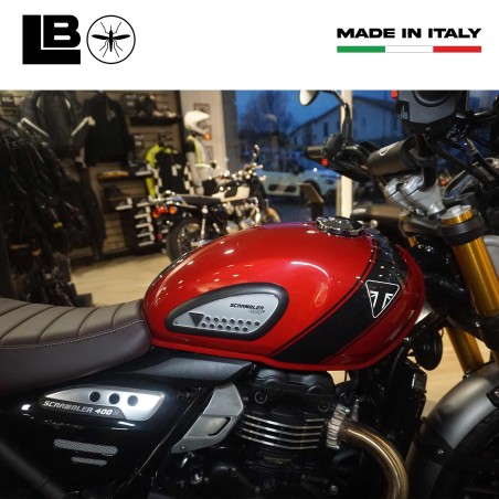 Adesivi Protezioni laterali serbatoio compatibili con Triumph Scrambler 400 X