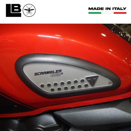 Adesivi Protezioni laterali serbatoio compatibili con Triumph Scrambler 400 X