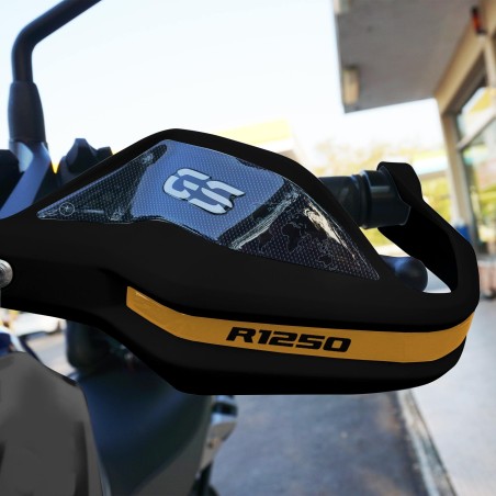 Autocollants 3D pour garde-mains compatibles avec les motos BMW R 1250 GS 2019-2023