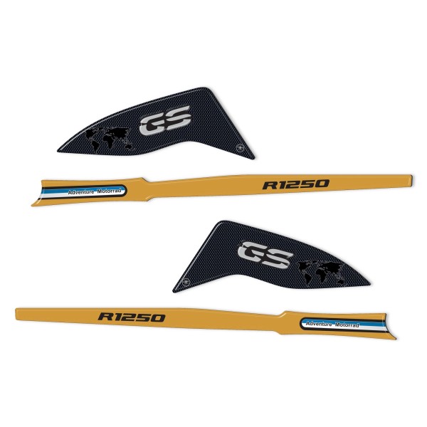 3D Handschutzaufkleber kompatibel mit BMW R 1250 GS 2019-2023 Motorrädern