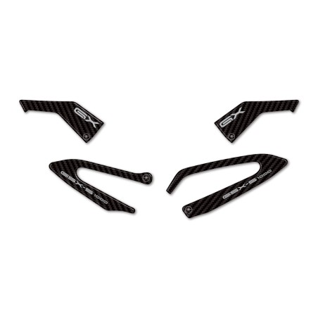 Stickers 3D Protecteurs de talons moto compatibles avec Suzuki GSX-S1000GX 2024-25
