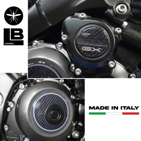 Kit d'autocollants 3D Protecteurs de vilebrequin compatibles avec la moto Suzuki GSX-S1000GX 2024-25