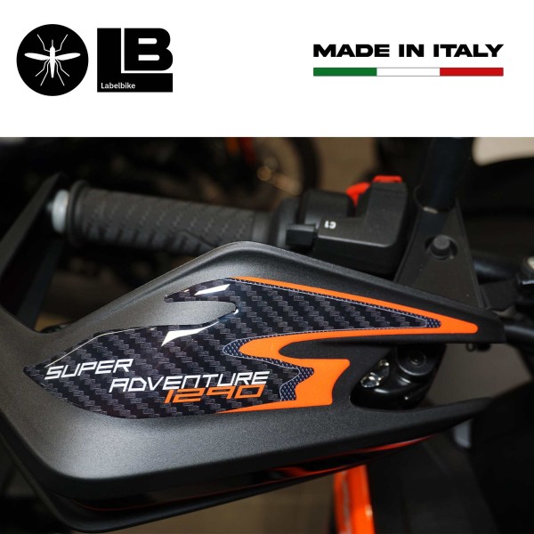 Adesivi 3D Paramani compatibili con KTM 1290 Super Adventure S ed R 2021-2024