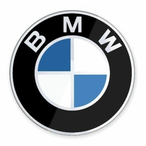 ADESIVO tondo in Resina 3D LOGO Compatibile per BMW AUTO-MOTO Diametro 50 mm