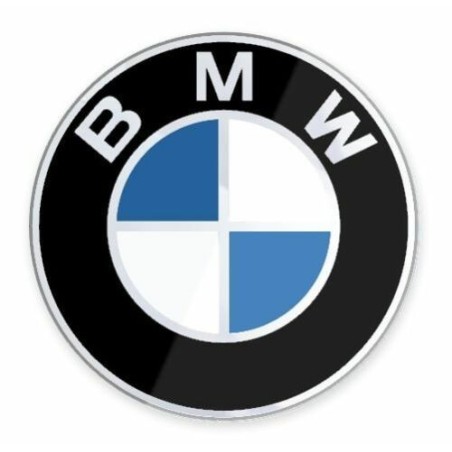 ADESIVO tondo in Resina 3D LOGO Compatibile per BMW AUTO-MOTO Diametro 50 mm