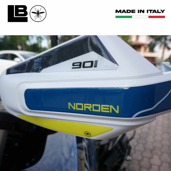 Adesivi 3D Protezioni Paramani moto compatibili con Husqvarna Norden 901 2023-25
