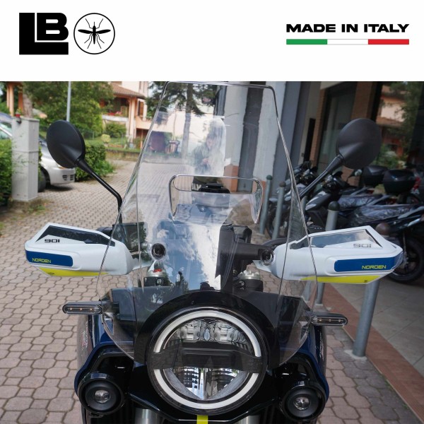 Adesivi 3D Protezioni Paramani moto compatibili con Husqvarna Norden 901 2023-25