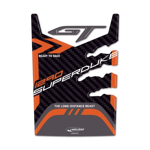 Paraserbatoio moto Adesivo 3D compatibile con KTM 1290 Super Duke GT 2022-2024 2