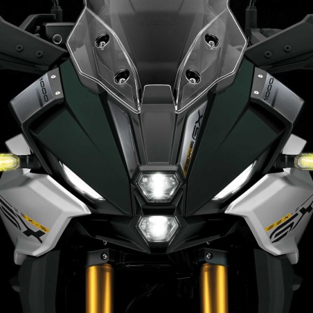 Adesivi 3D Protezione Becco Frontale moto compatibili con Suzuki GSX-S1000GX