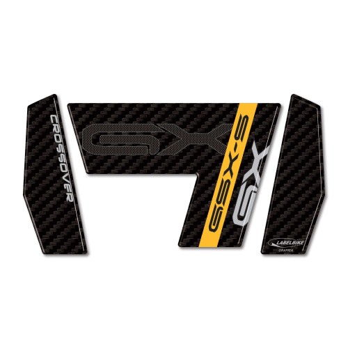 Adhesive Gel 3D Motorcycle Dashboard Protector compatible with Suzuki GSX-S1000GX 2