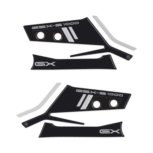 Adesivi 3D Protezioni Paramani moto compatibili con Suzuki GSX-S1000GX 2024-5 2